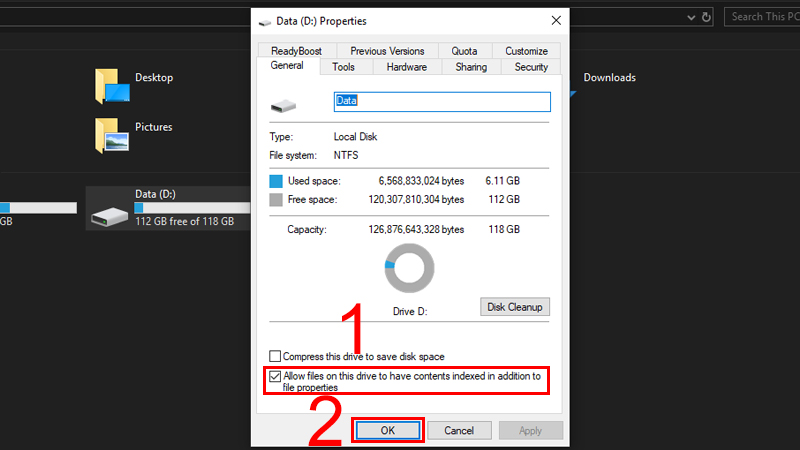 Tick v&agrave;o mục như tr&ecirc;n v&agrave; nhấn OK để ho&agrave;n th&agrave;nh